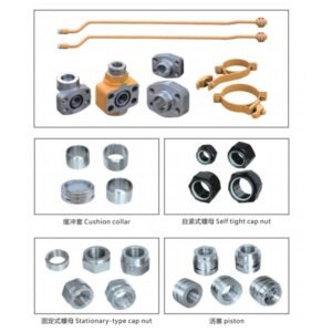 Excavator Cylinder Oil Pipes | Nut | Piston